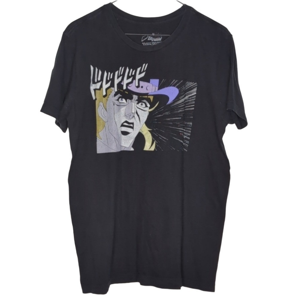 JoJo's Bizarre Adventure Men's Medium Black Short Sleeve Graphic Tee